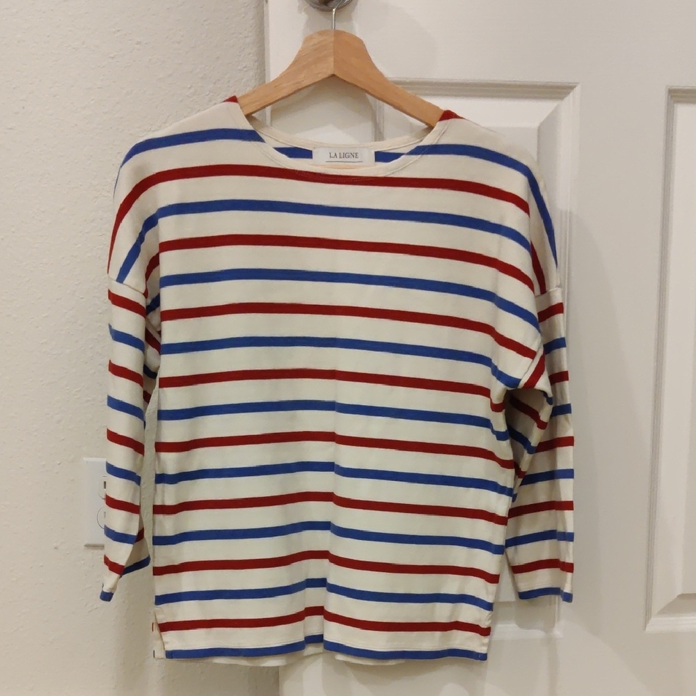 La Ligne Multicolor Striped Top